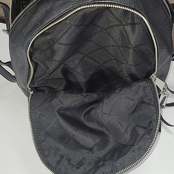 MICHAEL KORS Black Pebble Leather Backpack - Picture 11 of 16